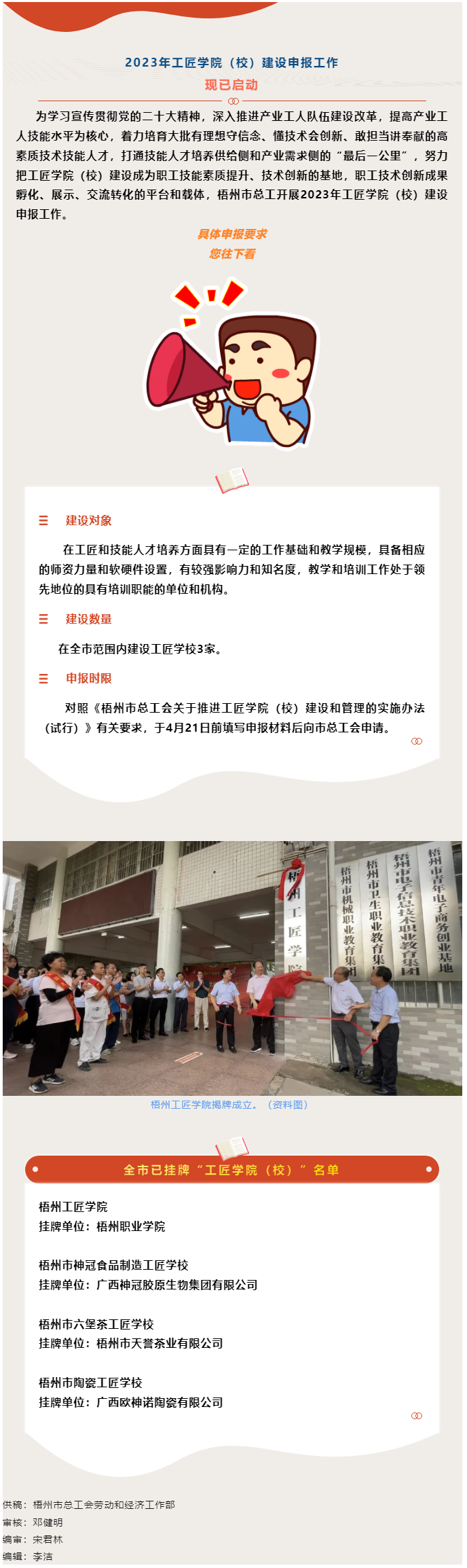 構(gòu)建高素質(zhì)技能人才培養(yǎng)新模式丨市總工會(huì)開(kāi)展2023年工匠學(xué)院（校）建設(shè)申報(bào)工作.png