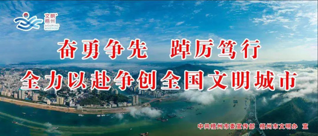 全國文明城市，我要創(chuàng)！我是梧州人，我行動